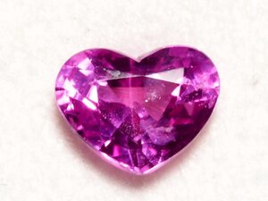 天然サファイア ルース 0.460 ct、ソーティング付、ケース入り