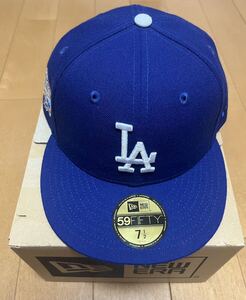 ニューエラ 59FIFTY LAドジャース　40周年サイドバッチモデル