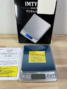 【一円スタート】DL-YU25 デジタルスケール キッチンスケール 0.1g単位 電子スケール クッキングスケール「1円」URA01_3044