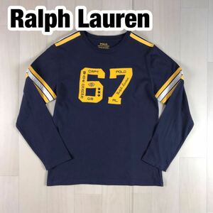 Ralph Lauren ラルフローレン長袖Tシャツ キッズサイズ L（14/16） ネイビー