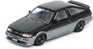 ＜新品＞ Inno Models　トヨタ カローラ AE86 Levin　ブラック／グレー　1/64サイズ