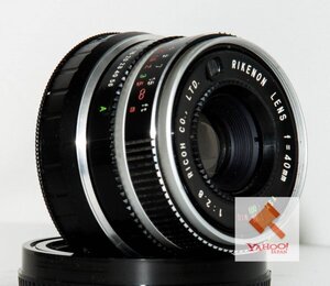 【改造レンズ】RIKENON 2.8/40mm 【RICOH ELNICA F】をSONY Eマウントレンズに改造　