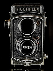 二眼レフカメラ RICOHFLEX 昭和レトロ 