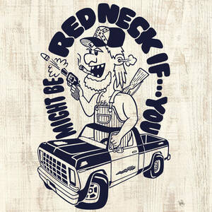 ■RED NECK Tシャツ■ Mサイズ（ホワイトxネイビー）FORD フォード