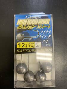 新品 がまかつ ボトムノッカーストレート ジグヘッド　 12ｇ　在庫5