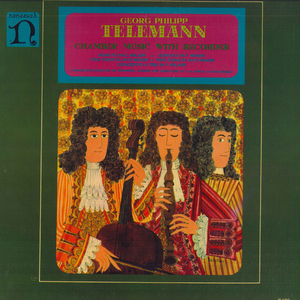 米LP Members Of The Concentus Musicus Of Demark, I. K. & A. H. Mathiesen Telemann: Chamber Music With Recorder H1065 /00260