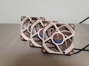 Noctua 3個セット NF-A12x25 PWM 2000回転 12cm PWM制御 動作OK