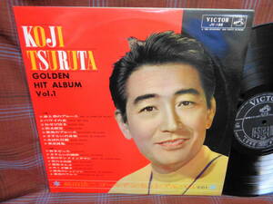 L#4815◆2LP◆ 鶴田浩二 ゴールデン・ヒット・アルバム 街のサンドイッチマン 赤と黒のブルース 好きだった 裏町ポルカ 昭和 歌謡 JV-188