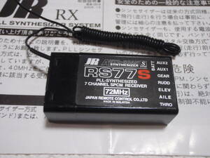 ＪＲ 7ch 受信機 RS77S FM 72MHｚシンセサイザー(未使用）