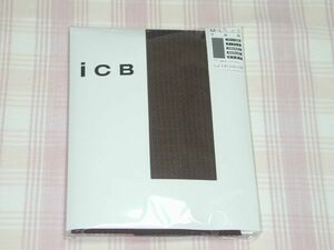 iCB*ストッキング/千鳥柄/ダークブラウン/M-L/新品/送料込