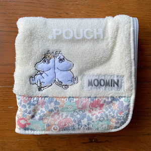 MOOMIN　どっとポーチ／.POUCH　リバティ　ムーミン＆フローレン BC　ムーミン