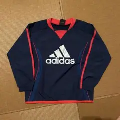 子供用 サッカー adidas ピステ・ウィンドブレーカー ネイビー/レッド