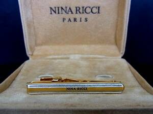 ◎№4573◎■美品■ニナリッチ【NINA RICCI】【シルバー・ゴールド】■ネクタイピン♪