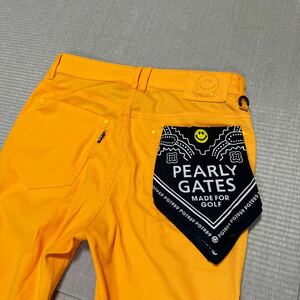 PEARLY GATES GOLF パーリーゲイツ ゴルフパンツ レディースサイズ1 スマイル Behappy PG SMILE バンダナ付