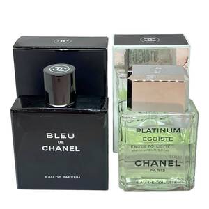 CHANEL シャネル ブルー ドゥ シャネル エゴイスト プラチナム オードゥ トワレット パルファム EDT EDP 100ml 2点セット 残量7割程度 香水