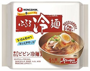 農心 ふるる冷麺 ビビン冷麺 159g×10個