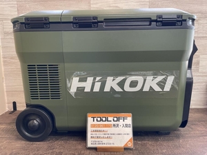 009▼おすすめ商品▼HiKOKI ハイコーキ コードレス冷温庫 UL18DB 本体＋電源コード類＋ストラップ 動作OK