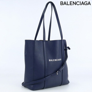 中古 バレンシアガ トートバッグ レディース ブランド BALENCIAGA エブリデイ XS トートバッグ カーフ 551810 D6W2N ネイビー