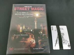 【D194】HOW TO DO STREET MAGIC　ストリートマジック　ELLUSIONIST　DVD　ギミック　マジック　手品