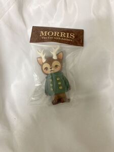 Morris モリス フィギュア 緑 送料無料 ツノネコ ひなたかほり medicom toy メディコムトイ ベアブリック ソフビ