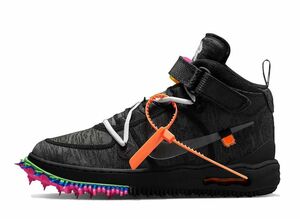 Off-White Nike Air Force 1 Mid "Black" 24.5cm DO6290-001