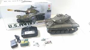 HENG LONG/ヘンロン ラジコン戦車 U.S. M41A3 1:16スケール 2.4GHz R/C LIGHT TANK WALKER BULLDOG AK7