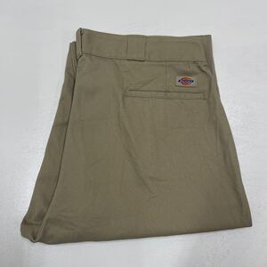 W38 90s カーキ USA製 古着 DICKIES 874 ワークパンツ ディッキーズ 874 VINTAGE ヴィンテージ アメリカ製 ELPS0477