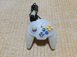 ニンテンドー64 コントローラー ホリパッドミニ スノーホワイト