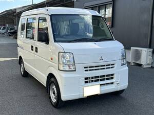 動画有！車検付！売り切り！H27年 三菱 ミニキャブ バン 積載350kg ガソリン AT エンジン好調！検）エブリイ スクラム 佐賀福岡