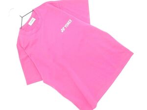 YONEX ヨネックス ロゴ トレーニングウェア Tシャツ sizeSS/ピンク ■◆ ☆ ehc7 レディース