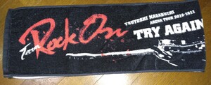 美品　長渕 剛　マフラータオル　ARENA TOUR TRY AGAIN 2010-2011 USED