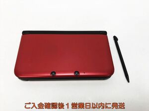 【1円】ニンテンドー3DSLL 本体 レッド/ブラック 任天堂 SPR-001 初期化/動作確認済 3DS LL J07-181yk/F3