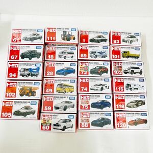 60/T3■１円〜 未開封 トミカ まとめ 23点 フェラーリ/ランボルギーニ/ クラウン/エルフ/ コペン 他 色々