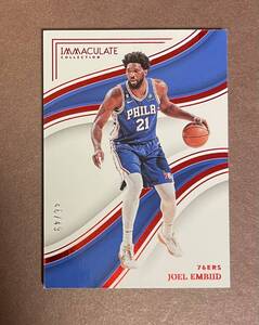 2022-23 Panini Immaculate Basketball Joel Embiid Base Red /49 NBAカード