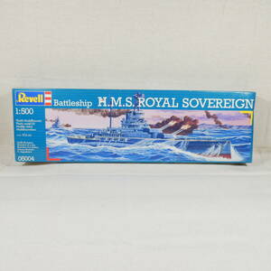 (185112)【ジャンク】H.M.S. ROYAL SOVEREIGN Revell(レベル) 1:500 05004 未組立て