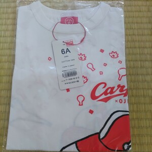 送料無料　オジコ×広島カープコラボTシャツ　リリーフ　未開封　6A 半袖　キッズ　子供　カープグッズ