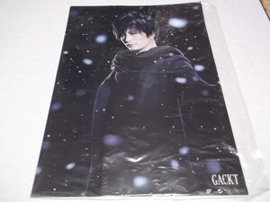 ☆　ガクト Gackt　【　非売品 クリアポスター　約36.5×51.5cm　】　未開封新品♪