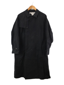 ASEEDONCLOUD◆トレンチコート/father’s coat/19AW /M/コットン/BLK/無地/192102/