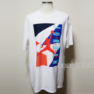 新品超希少USA購入 NIKE AIR JORDAN 7 ジョーダン7 ジャンプマン グラフィック Tシャツ 白XXL