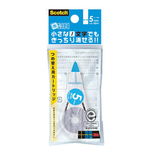 まとめ得 3M Scotch スコッチ 修正テープ 微修正 交換用カートリッジ 5mm 3M-SCPR-5NN x [8個] /l