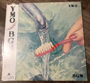 LP【和モノ】YMO (YELLOW MAGIC ORCHESTRA) / BGM【ALFA ALR-28015・国内81年ORIG・帯付・坂本龍一・細野晴臣・高橋幸宏】