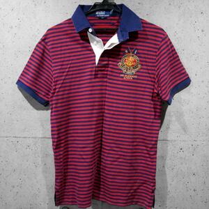 【送料込】Mサイズ★Polo Ralph Lauren/ラルフローレンポロ ボーダーポロシャツ★