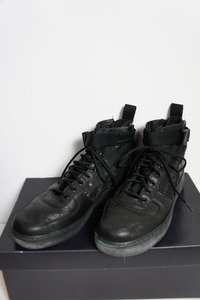 国内正規NIKEナイキ SF AF-1 MID QS スペシャル フィールド エアフォース1 ミッド タイガーストライプカモ AA7345-001 本物 黒417O