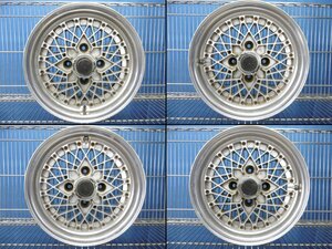 【1円開始】インパル プロメッシュ▼14インチ6JJ＋20 4穴PCD114.3●ホイール4本セット●ニッサン 旧車 当時物 3ピース●(wW982