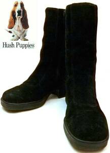 【Hush puppies/ハッシュパピー 】スエードブーツ8M(23.5cm相当)( レディース )c-1-076