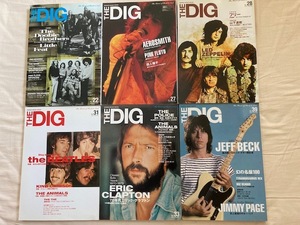 未使用　THE DIG　No.22,27,28,31,33,39 合計6冊まとめて　シンコ―・ミュージック・ムック