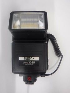 SUNPAK AUTO 30SR ストロボ THYRISTOR カメラ アクセサリー【A902】【A】