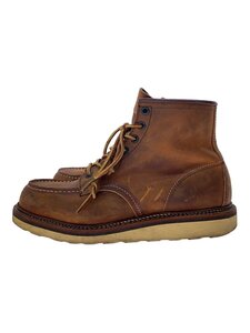 RED WING◆クラシックモックトゥ/レースアップブーツ/26.5cm/BRW/1907