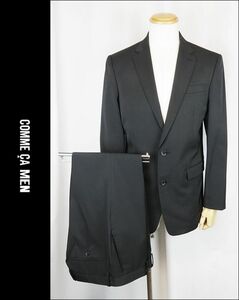 ■■＜美品＞コムサメン＜COMME CA MEN＞シングル stretchスーツ SET・ＵＰ＜48＞■■