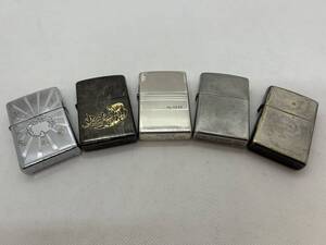 #7917A Zippo まとめ 5本セット シリアルナンバー入り 鬼武者 オイルライター 喫煙具 ジッポー 着火未確認